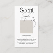 Candle Scent Sample QR Visitekaartje (Voorkant)