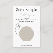 Candle Scent Sample Visitekaartje (Voorkant)