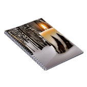 Candle Tree Snow Forest Notitieboek (Rechterzijde)