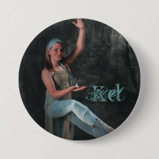 Candlelight Foto van Dancer Ronde Button 7,6 Cm