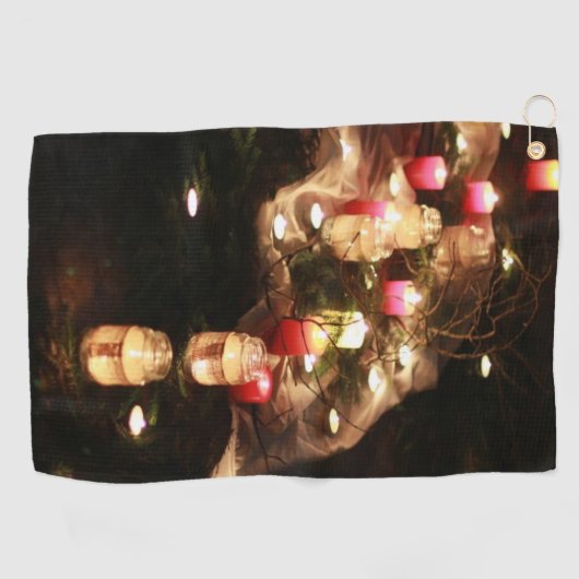 Candlelight Glow Golfhanddoek – (Horizontaal)