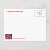Candlelight Memories Briefkaart (Achterkant)