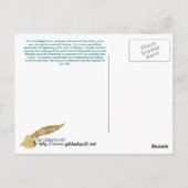 Candlelight Moon Briefkaart (Achterkant)