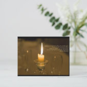 Candlelight Post Card Briefkaart (Staand voorkant)