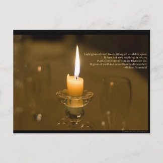 Candlelight Post Card Briefkaart