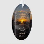 Candlelight Sunset Ornament (voorkant)