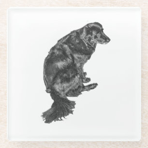 Candlelight Table Hush — Retriever Glazen Onderzetter