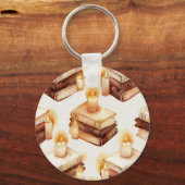 Candlelit Books Cozy Reader Sleutelhanger (Achterkant)