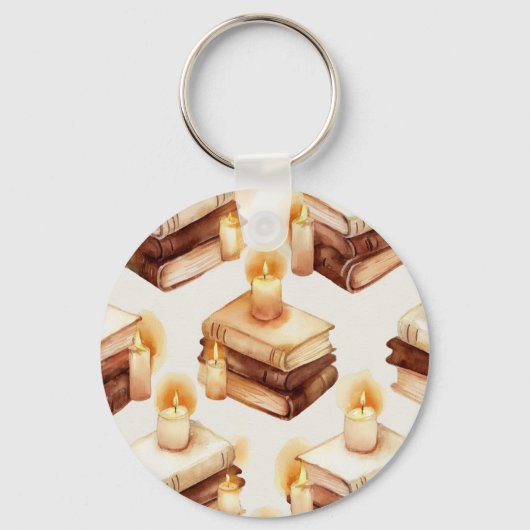 Candlelit Books Cozy Reader Sleutelhanger (Achterkant)