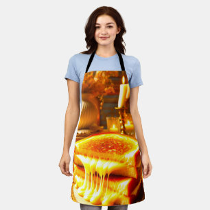 Candlelit Comfort Meal: Gegrilde Kaas Sandwich Schort