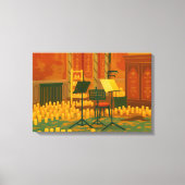 Candlelit Prelude - Muziekkamer, Brighton Paviljoe Canvas Afdruk (Voorkant)