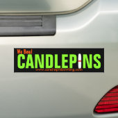 Candlepin Bumpersticker (Op auto)