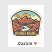 Candler-McAfee, Georgia Sticker (Vel)