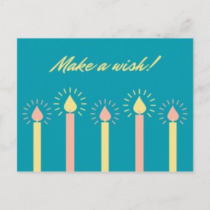 Candles Birthday Briefkaart
