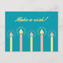 Candles Birthday Briefkaart