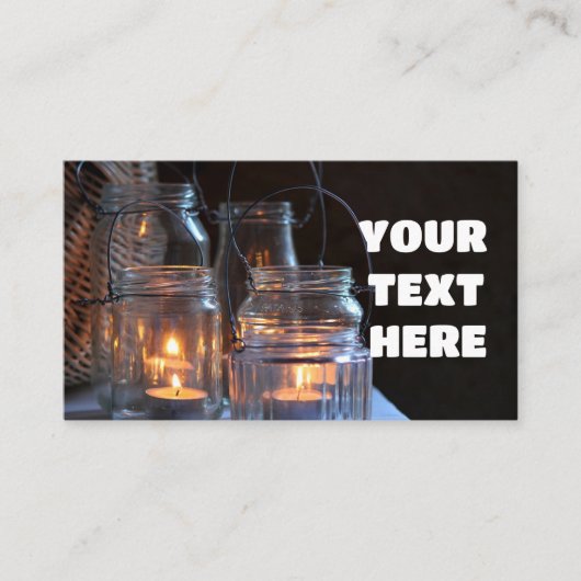 CANDLES CARTES DE VISITE PERSONNALISÉS (Devant)