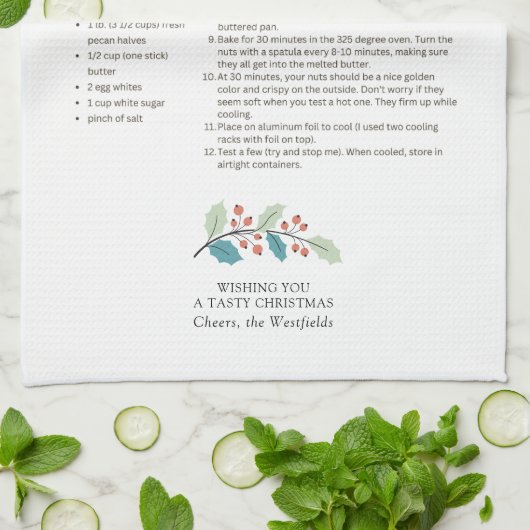 Candone Swedish Nuts Holiday Recette Serviette de (Plié)