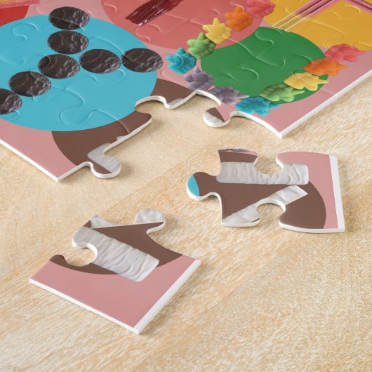 Candy Alphabet Puzzle - Apprenez les ABC (Côté)