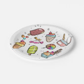 Candy and ice cream papieren bordje (Gekanteld)