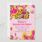 Candy Anniversaire Invitation Deux Soirées (Devant)