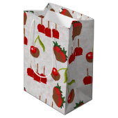 Candy appels medium cadeauzakje (Achterkant Gekanteld)