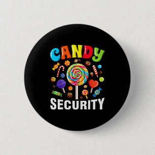 Candy Beveiliging Grappige Halloween Kostuum Ronde Button 5,7 Cm
