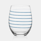 Candy Can Dark Blue Vin Verres rayés (Verso)
