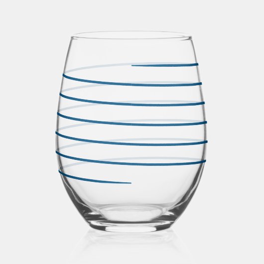 Candy Can Dark Blue Vin Verres rayés (Droite)