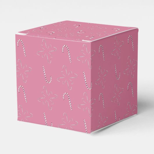 Candy Cane 2026 Roze Bedankdoosjes (Voorkant Zijde)