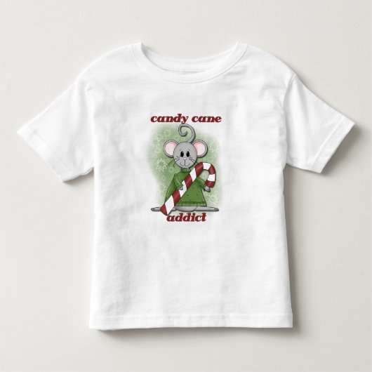 Candy Cane Addict Tshirts en geschenken (Voorkant)