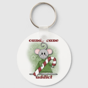 Candy Cane Addict Tshirts en geschenken Sleutelhanger