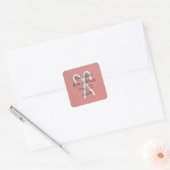 Candy Cane Address Sticker (Envelop)