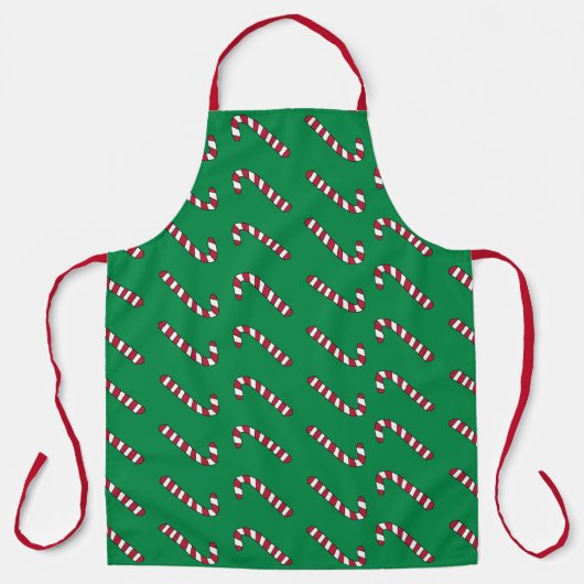 Candy Cane apron Schort (Voorkant)
