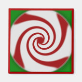 Candy Cane Basics Peppermint Drop Magneet (Voorkant)