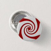 Candy Cane Basics Peppermint Drop Ronde Button 3,2 Cm (Voorkant /achterkant)