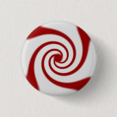 Candy Cane Basics Peppermint Drop Ronde Button 3,2 Cm (Voorkant)