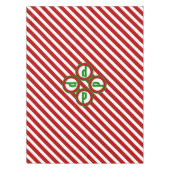 Candy Cane Basics Red/White Tafelkleed (Voorkant)