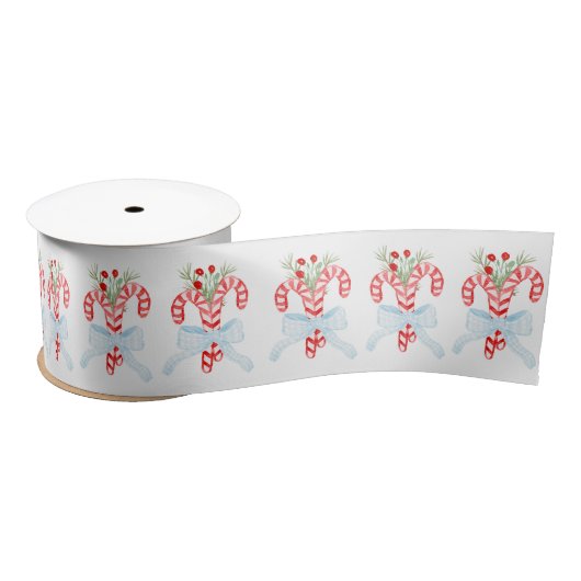 Candy Cane Bow, Kerstmis Lint (Spoel)