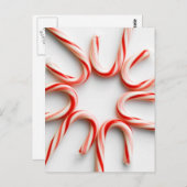 Candy Cane Briefkaart (Voorkant / Achterkant)
