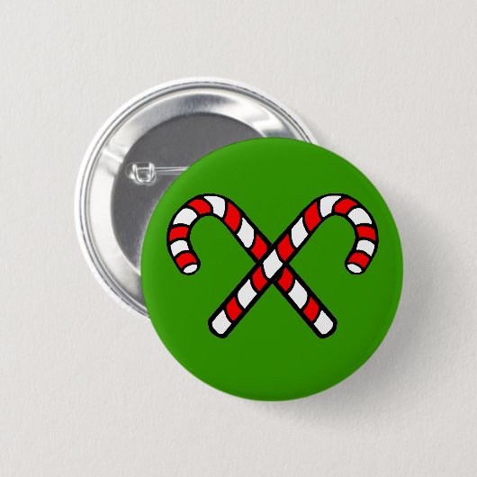 Candy Cane Button (Voorkant /achterkant)