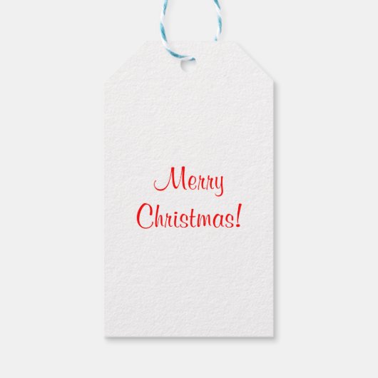 Candy Cane Cadeaulabel (Achterkant)