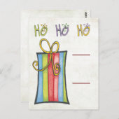 Candy Cane Card Holders Briefkaart (Voorkant / Achterkant)