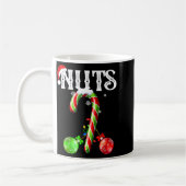 Candy Cane Chest Nuts Couples Funny Chestnuts Xmas Koffiemok (Links)