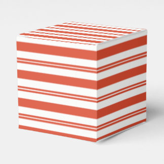 Candy Cane Chorus-Big Stripe Horizonal Gift Box Bedankdoosjes