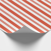 Candy Cane Chorus-Big Stripe Wrapping Paper Cadeaupapier (Hoek)