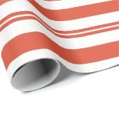 Candy Cane Chorus-Big Stripe Wrapping Paper Cadeaupapier (Rol Hoek)