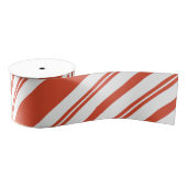 Candy Cane Chorus-Stripe-Diagonal Grosgrain Lint (Spoel)
