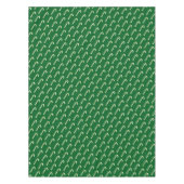Candy Cane Christmas Green Tafelkleed (Voorkant)