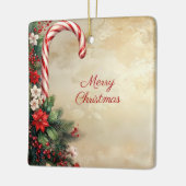 Candy Cane Christmas Holiday Ornament (Links)