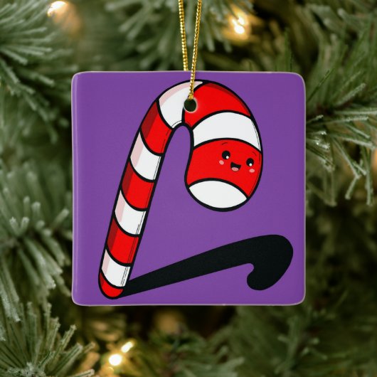 🎄 Candy Cane Christmas Ornament (Boom)